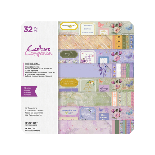 Crafter's Companion - Make and Send - 12 x 12 Paper Pad