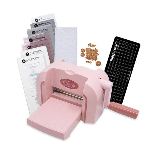 Spellbinders - Platinum Scout Die Cutting Machine - Rose Quartz - Slim Magic Mat Bundle