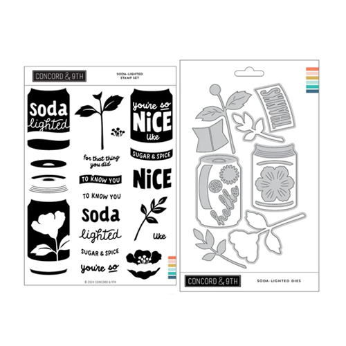 Concord and 9th - Dies and Clear Photopolymer Stamps - Soda-Lighted