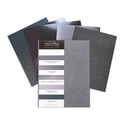 Harmony Precious Metals - 8.5 x 11 - 20 Pack - Charcoal