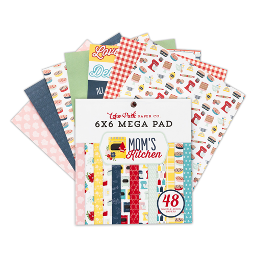 Echo Park - Mom's Kitchen Collection - 6 x 6 Mega Paper Pad