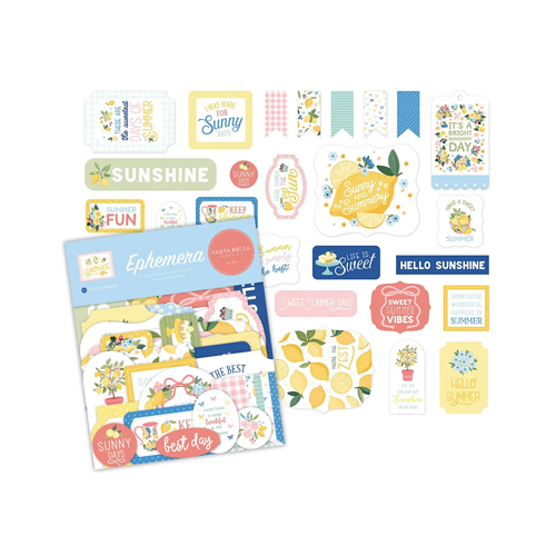 Carta Bella Paper - Lemonade Collection - Ephemera