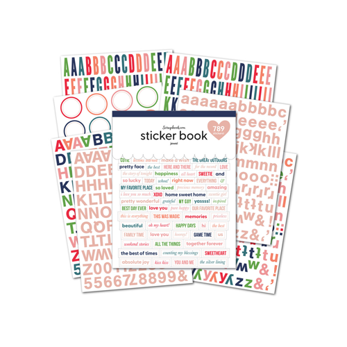 Scrapbook.com - Sticker Book - Jewel with Rose Gold Foil Accents