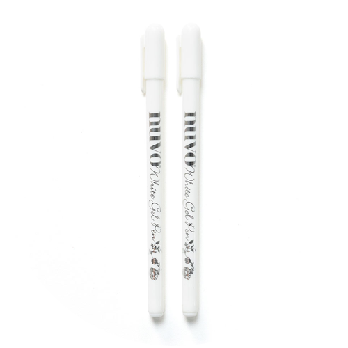 Nuvo - Gel Pens - 2 Pack - White