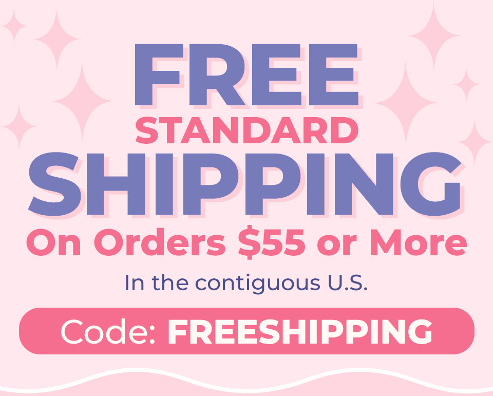 FREE Standard Shipping on Orders $55 or More In the Contiguous U.S. Code: FREESHIPPING