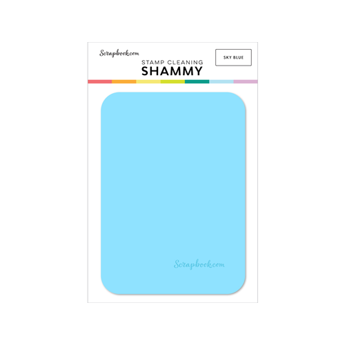 Scrapbook.com - Stamp Cleaning Shammy - 5x7 - Sky Blue