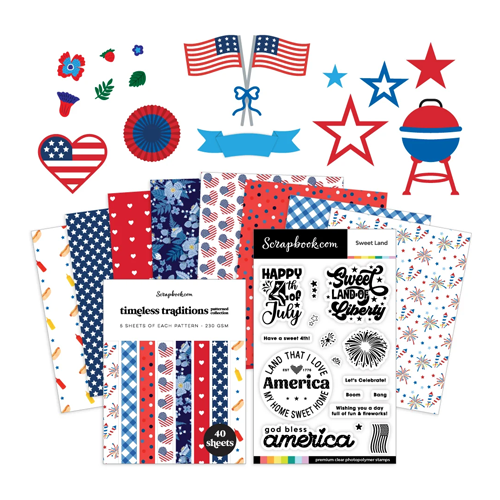 Scrapbook.com - Timeless Traditions Bundle - Dies, Paper, Stamps