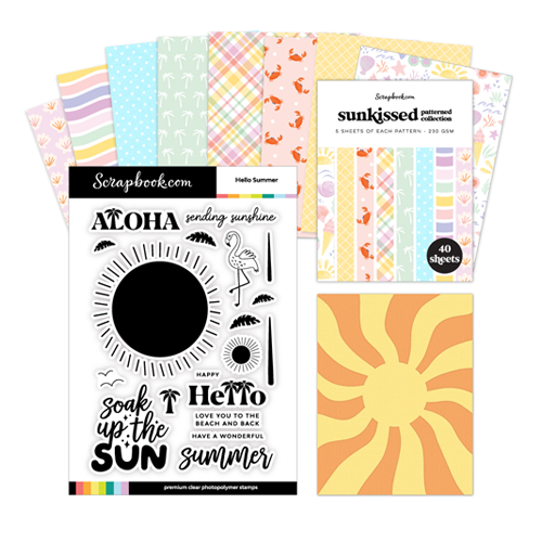 Scrapbook.com - Sunkissed Summer - Die, Paper, Stamp
