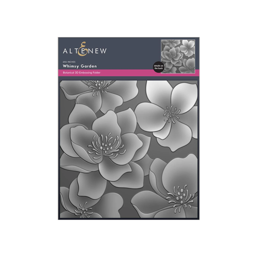Altenew - 3D Embossing Folder - Whimsy Garden