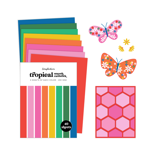 Scrapbook.com - Flutter Bundle - Dies and Paper