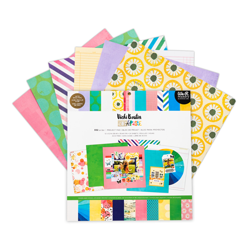 Vicki Boutin - Cut & Paste Collection - 12 x 12 Project Pad
