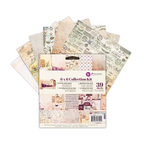 Prima - French Riviera Collection - 6 x 6 Collection Kit