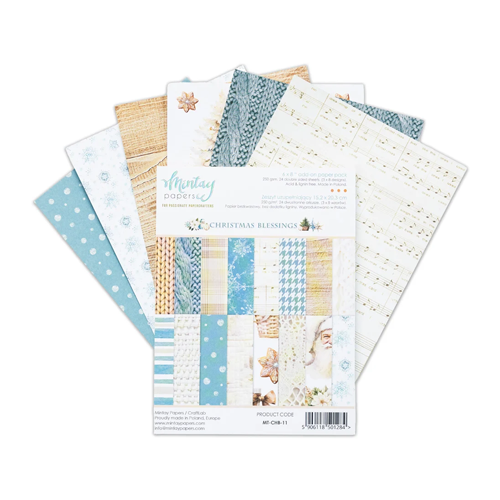 Mintay Papers - Christmas Blessings Collection - 6 x 8 Paper Pad - Add-On