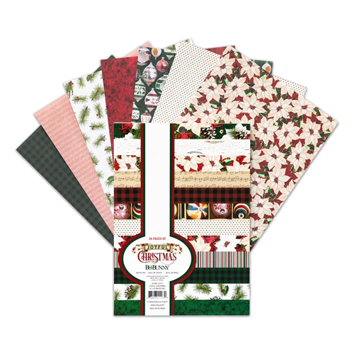 BoBunny - Joyful Christmas Collection - 6 x 8 Paper Pad