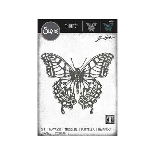 Sizzix - Tim Holtz - Thinlits Dies - Perspective Butterfly