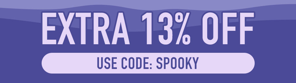 Extra 13% OFF With Code: SPOOKY