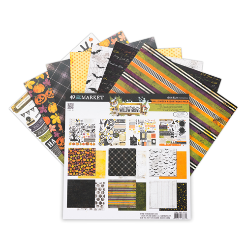 49 and Market - Vicki Boutin - Curiosities In Willow Grove Collection - Halloween Assortment