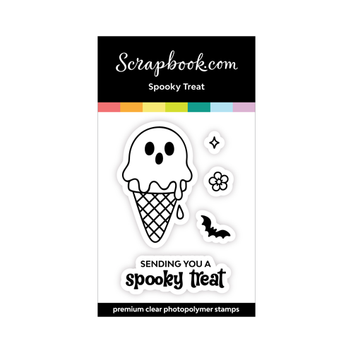 Scrapbook.com - Clear Photopolymer Stamp Set - Spooky Treat