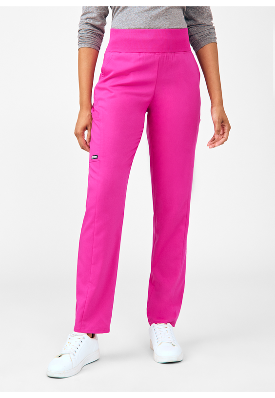 Grey's Anatomy Spandex Stretch Renee 6-Pocket High-Rise Cargo Straight Leg Scrub Pant