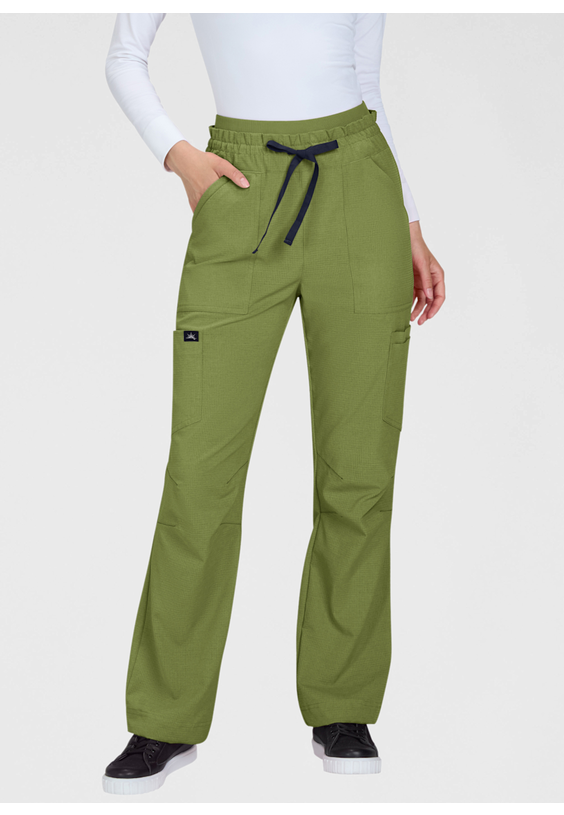 Solis by koi Freda 6-Pocket Cargo Wide Leg Scrub Pant