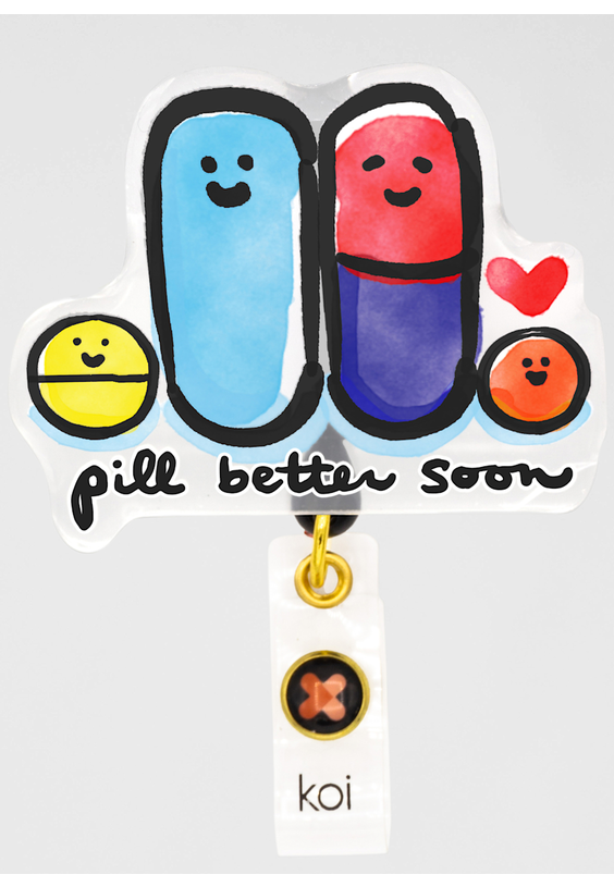 Koi Artist Series Pill Better Badge Reel