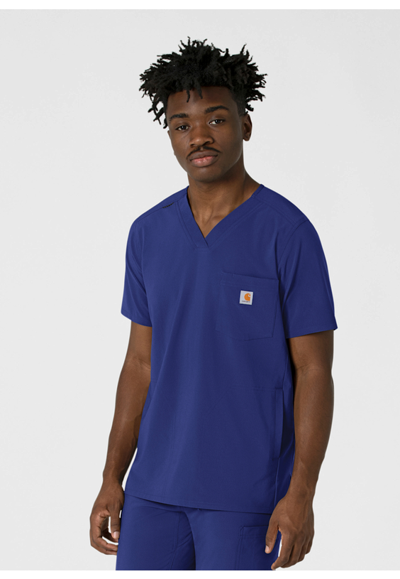 Carhartt Cross-Flex Men's 3-Pocket V-Neck Scrub Top