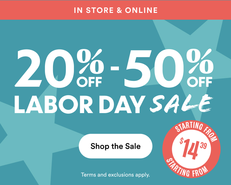 LABOR DAY SALE