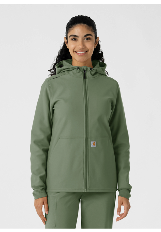 Carhartt 3-Pocket Zip Front Fleece Hoodie
