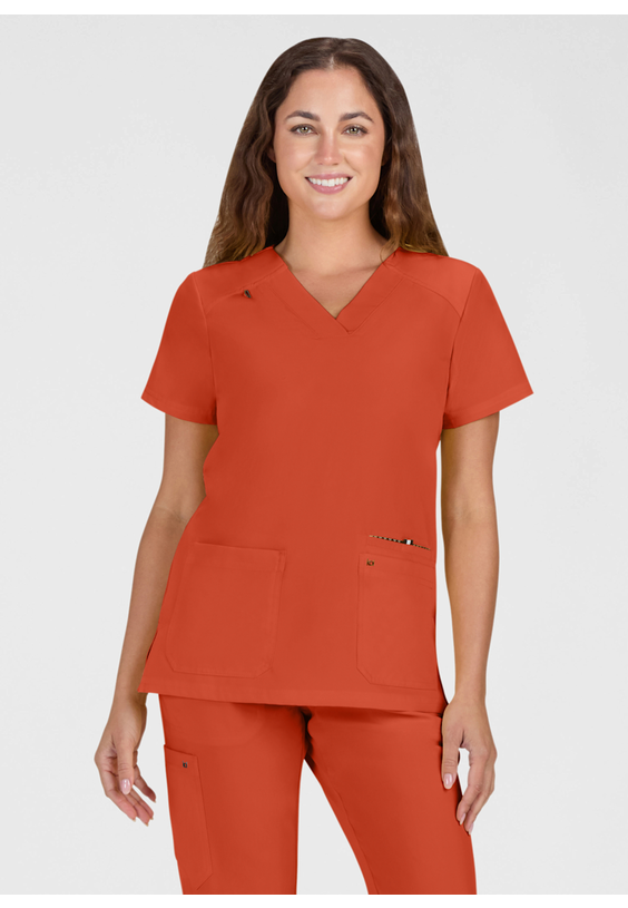 Koi Next Gen Hustle and Heart 3-Pocket V-neck Scrub Top