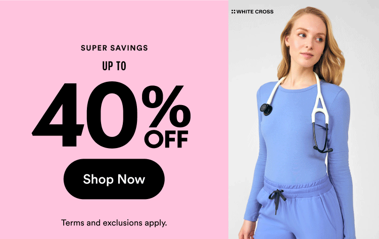 Super Savings up to 40% off