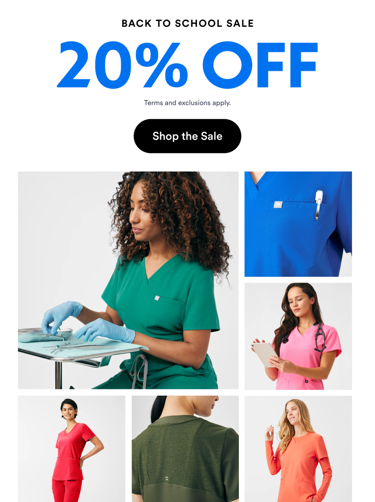 Back To School Sale | 20% Off | Shop the Sale