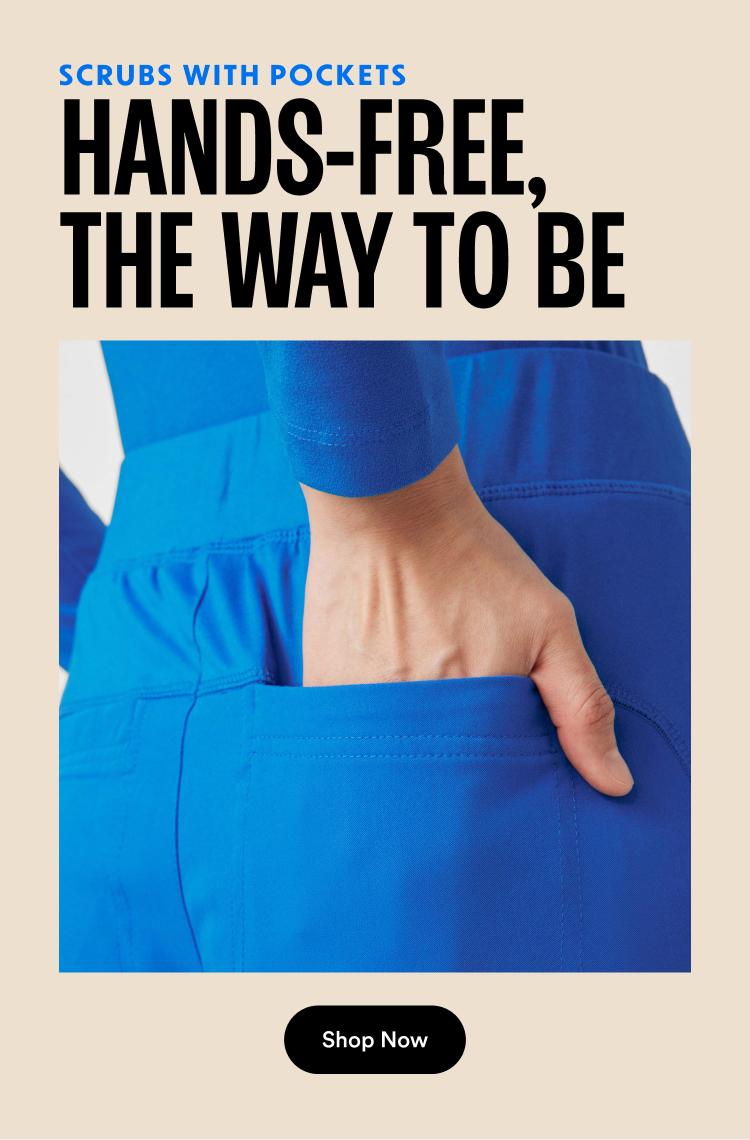 Scrubs With Pockets | Hands-Free, The Way To Be | Shop Now