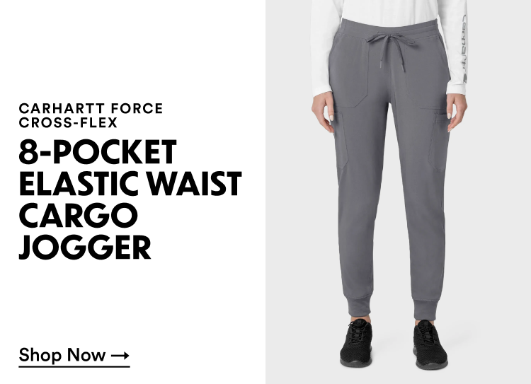 Carhartt Force Cross-Flex 8-Pocket Elastic Waist Cargo Jogger | Shop Now