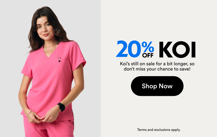 20% Off Koi | Koi's still on sale for a bit longer, so don't miss your chance to save! | Shop Now