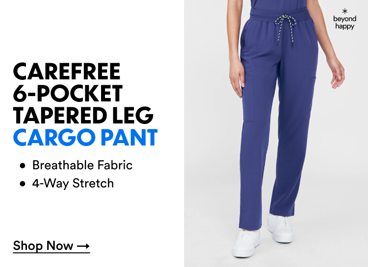Beyond Happy | Carefree 6-Pocket Tapered Leg Cargo Pant | Shop Now