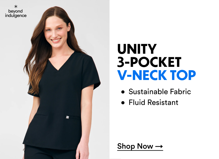 Beyond Indulgence | Unity 3-Pocket V-Neck Top | Shop Now