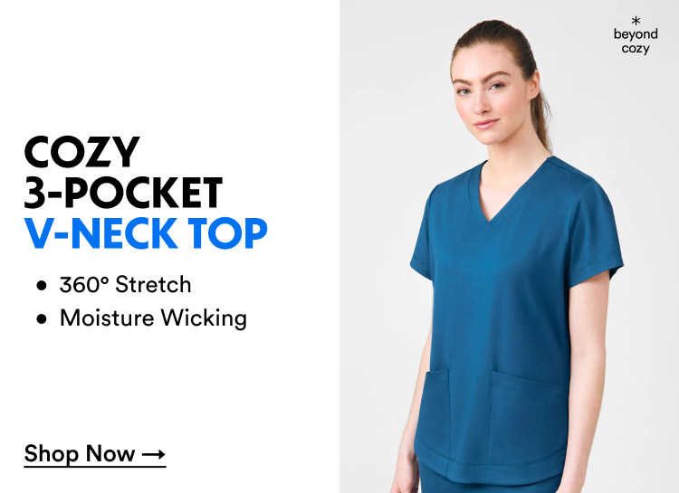 Beyond Cozy | 3-Pocket V-Neck Top | Shop Now