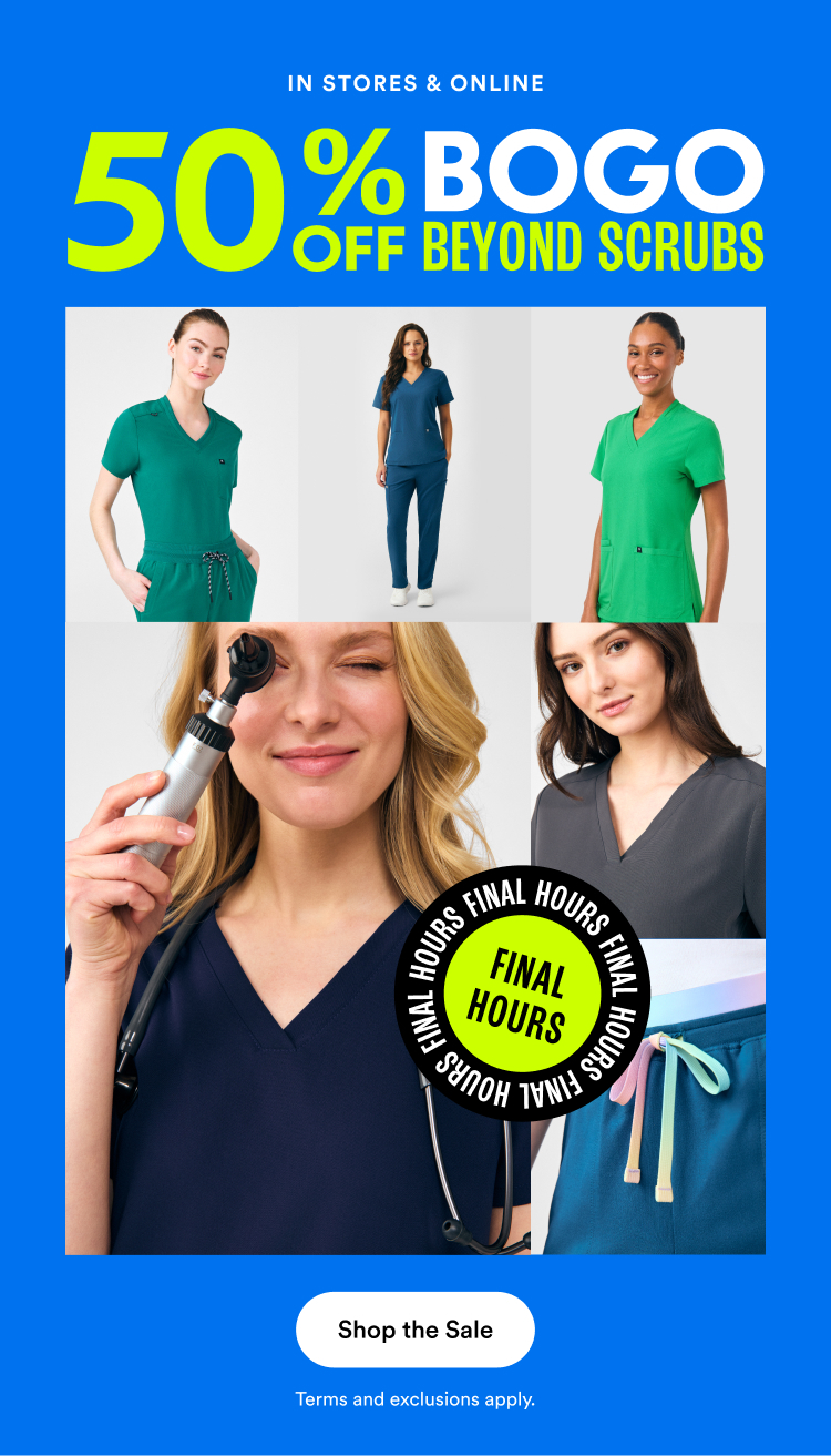 BOGO 50% Off Beyond Scrubs | Shop the Sale