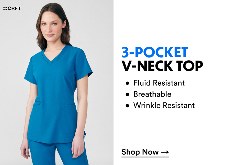 CRFT | 3-Pocket V-Neck Top | Shop Now