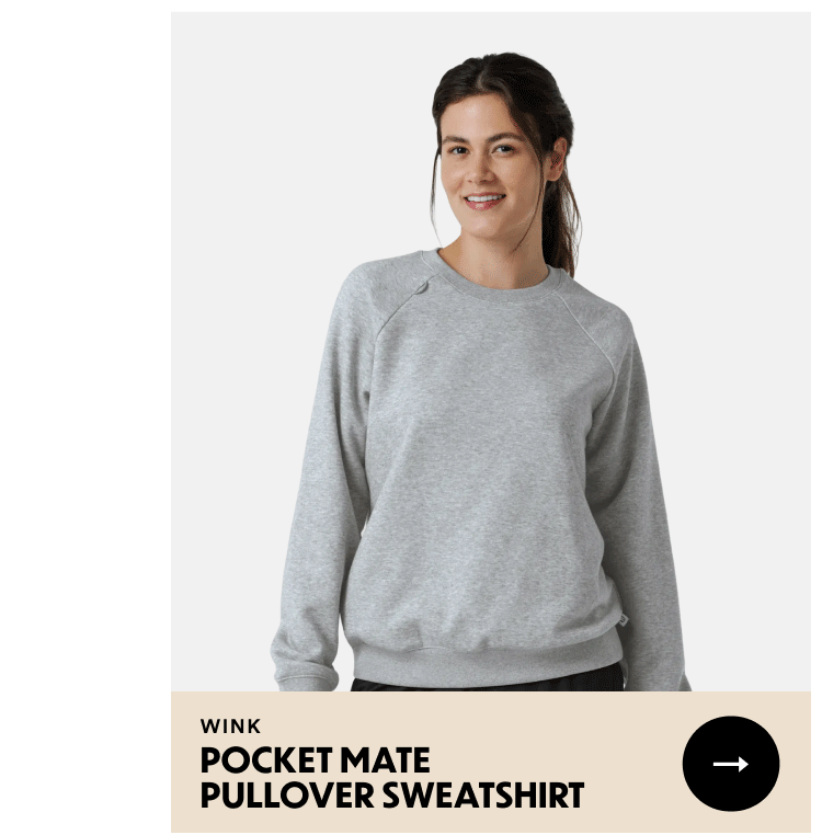 Wink | Pocket Mate Pullover Sweatshirt | Shop Now