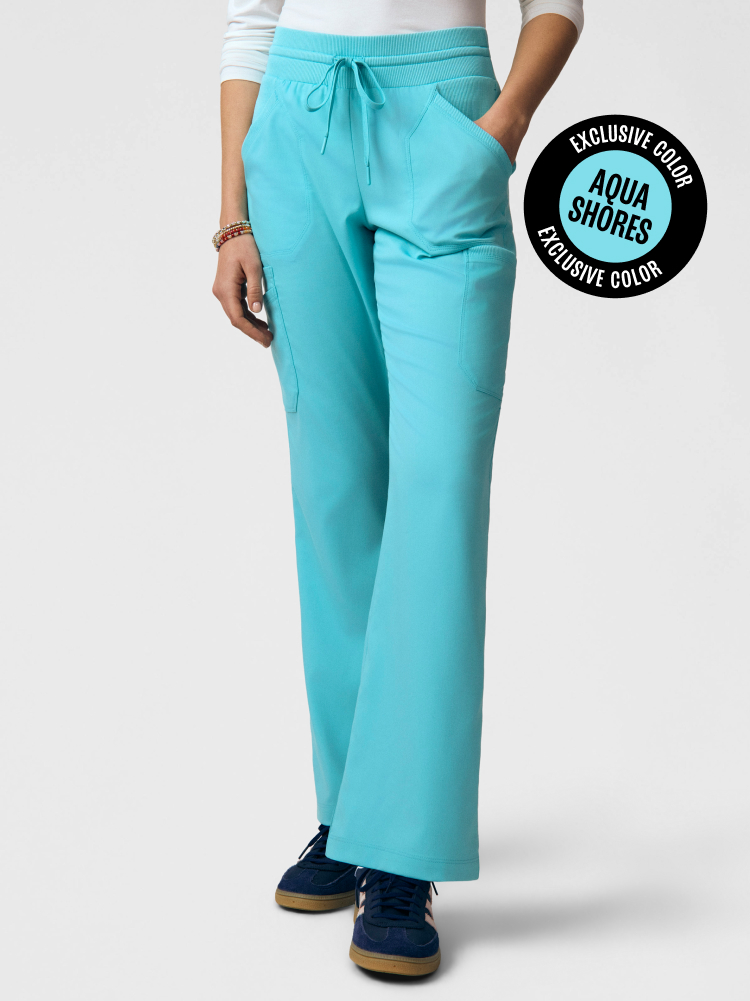 Grey's Anatomy Spandex stretch | 7-Pocket Fit & Flare Cargo Pant | Shop Now