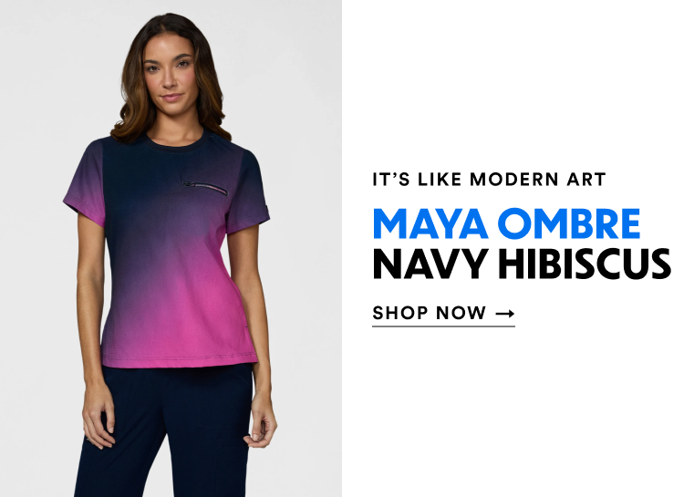 It's Like Modern Art | Maya Ombre Navy Hibiscus | Shop Now