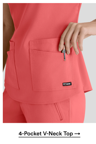 4-Pocket V-Neck Top | Shop Now