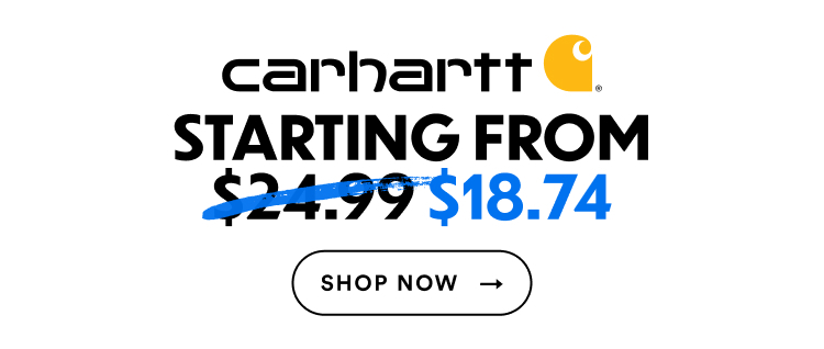 Carhartt Starting From $18.74 | Shop Now
