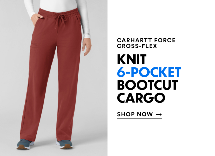 Carhartt Force Cross-Flex | Knit 6-Pocket Bootcut Cargo | Shop Now