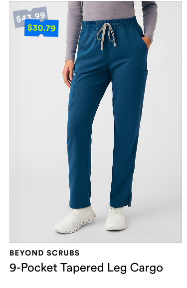 Beyond Scrubs | Grace 9-Pocket Tapered Leg Cargo Pant
