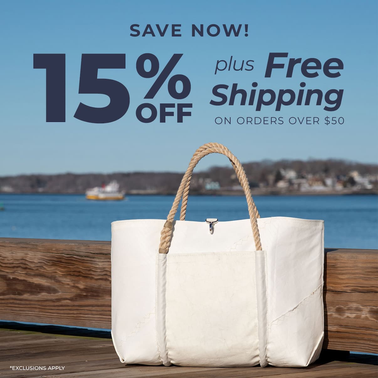 15% Off plus Free Shipping on Orders over $50