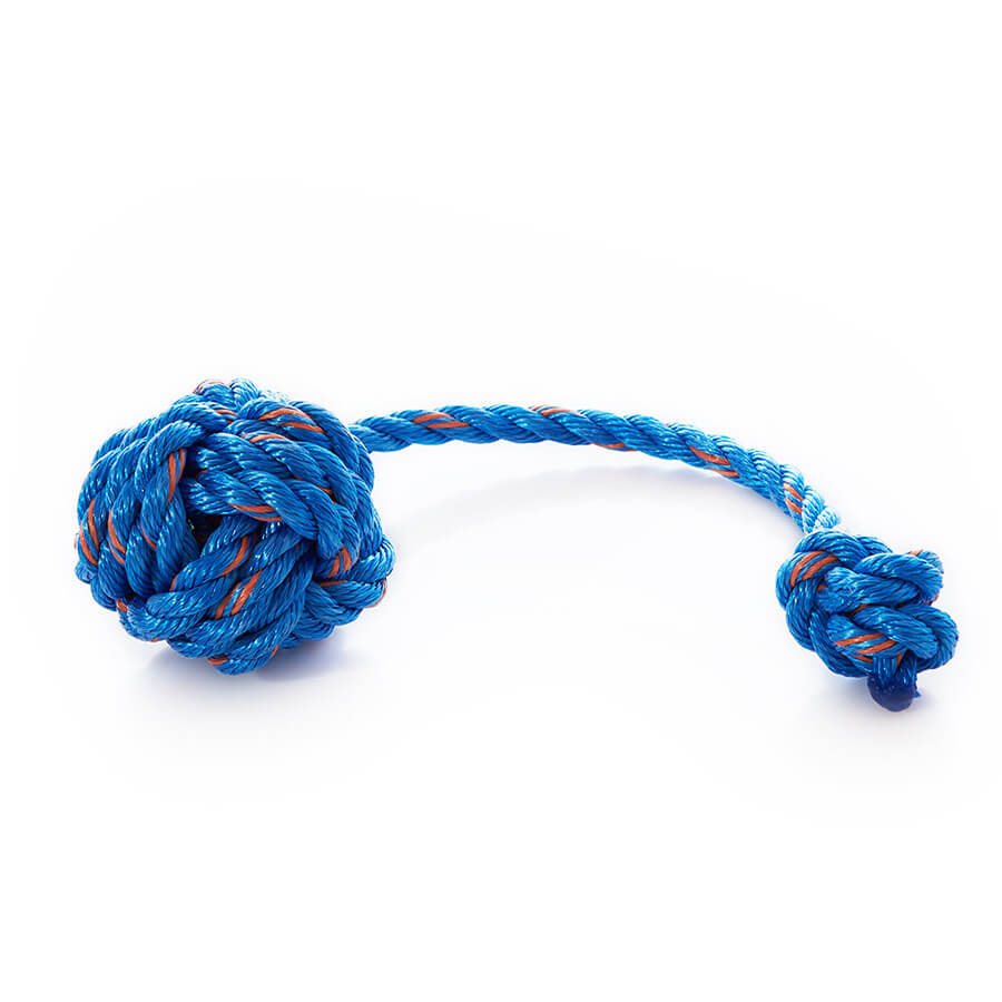 Floating Rope Dog Toy in Blue