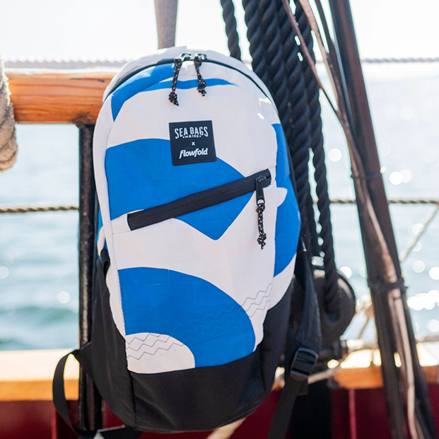 A vintage backpack from Sea Bags