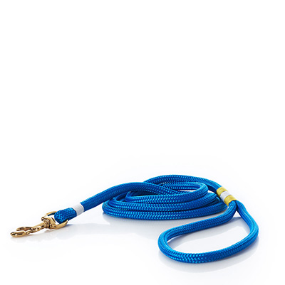 Maine Rope Dog Leash - Blue